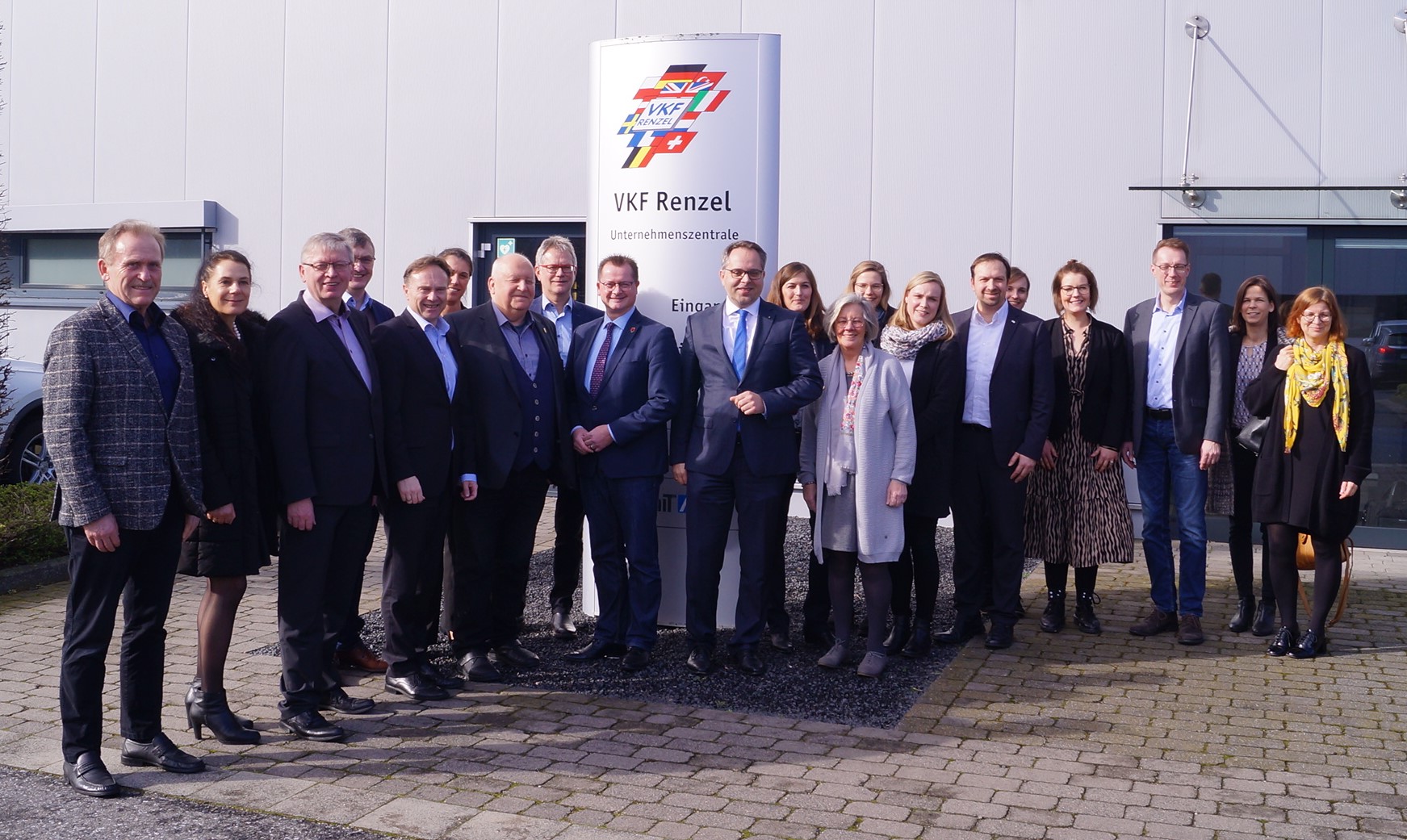 Aufsichtsrat Der Wfg Besucht Firma Vkf Renzel In Isselburg Wirtschaftsforderungsgesellschaft Kreis Borken